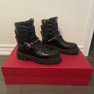 Valentino Garavani Rockstud Combat Boot